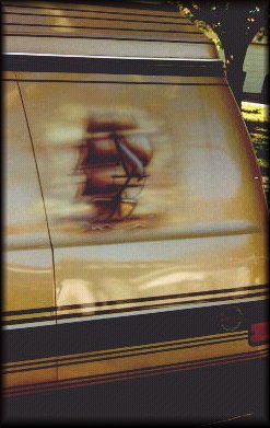 Here is a van that I did 3 sides on but only photographed one side